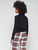 KNIT SWEATER WITH RUFFLE TRIM