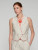 STRIPED VEST WITH RED TRIM