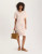 AXELLE FRENCH COTTON STRIPED DRESS - NAVY, PINK