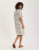 AXELLE FRENCH COTTON STRIPED DRESS - NAVY, PINK