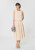 JACKIE IVORY EMBOSSED FLORAL SKIRT