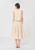 JACKIE IVORY EMBOSSED FLORAL SKIRT