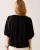 PLEATED BALLOON SLEEVE BLOUSE