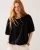PLEATED BALLOON SLEEVE BLOUSE