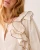 LINEN BLEND BLOUSE