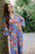 ELENOR MAXI WIDE SLEEVE DRESS