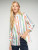 CHAIN LINK PRINT BLOUSE