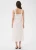 BOTILLE WHITE LINEN DRESS