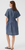 BETINE BLUE CHAMBRAY MIDI DRESS