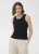 BESSY KNIT TANK - LT BLUE, BLACK, IVORY