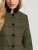 DORI GREEN AND BLACK PLAID COAT