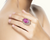 AH RING COCKTAIL MEDIUM OVAL IN ASSORTED COLORS