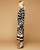 MME DRESS PALM BEACH ZEBRA IN BLACK AND WHITE LONG SLEEVE MAXI