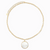 SPLASH OF COLOR MOTHER OF PEARL NECKLACE IN GOLD