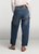 SU JEAN CARGO PRINTED STRIPE DENIM BLUE