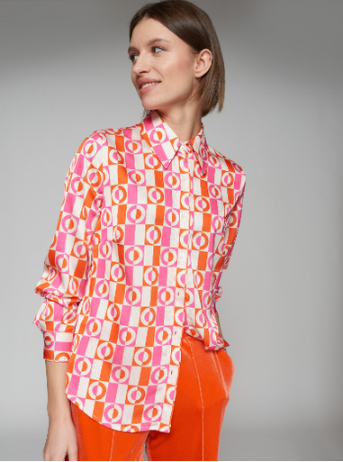 トップス OHGA PATTERN BLOUSE PATTERN BLOUSE | OHGA