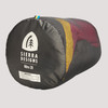Sierra Designs Women's Nitro 20 sleeping bag, shown packed inside mesh storage bag