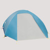 Sierra Designs Full Moon 3 tent, front view, with fly, door closed