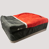 Sierra Designs Frontcountry Bed 20 Queen, red/black, shown attached to a Queen-sized air mattress (not included)