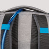 Sierra Designs Sonora Pass backpack, gray, rear view closeup of port for hydration reservoir tube