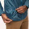 Close up of Sierra Designs Men's Tepona Wind Jacket, showing zipper pocket 