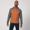 Man wearing Sierra Designs Men's Borrego Hybrid Jacket, front view