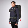Man wearing Sierra Designs Flex Capacitor 40-60 backpack, Peat Man wearing Sierra Designs Flex Capacitor 40-60 backpack, Peat