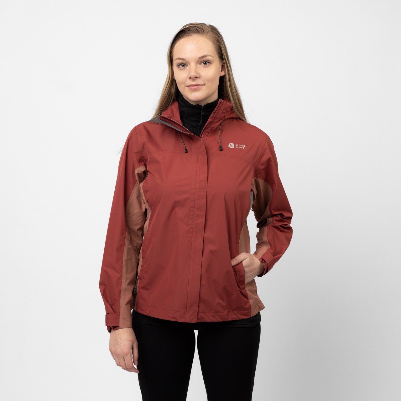 Sierra Designs Women's Hurricane Rain Jacket in Rosewood/Cedar Wood, Size Small
