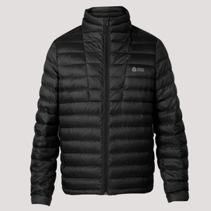 Black - Sierra Designs Men's Sierra Jacket, front view, fully zipped