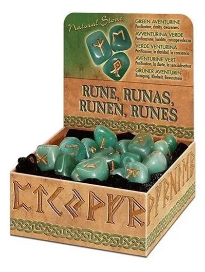 Runas Aventurina Verde - Lo Scarabeo