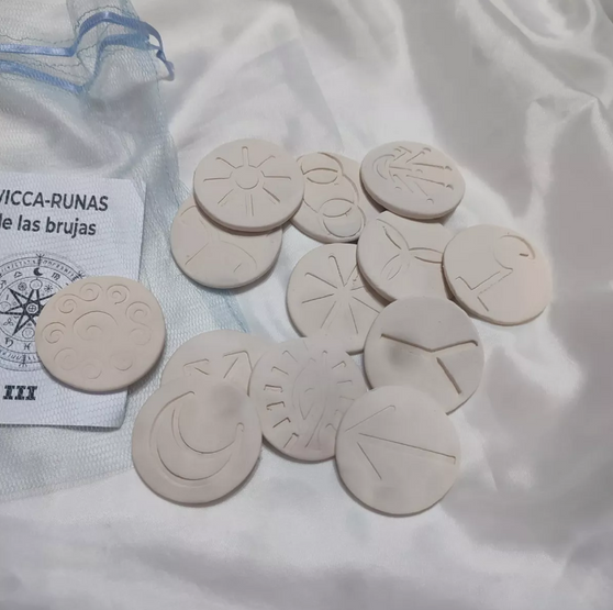 Wicca, Runas De Las Brujas, Gitanas, Cerámica Artesanal
