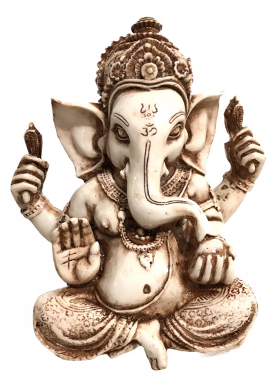 Estatuilla Resina Ganesha Traída D India 20 Cm Apto Exterior