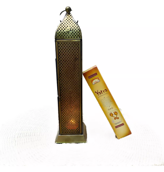 Fanal Importado De India Estilo Marroquí Portavelas Hindu