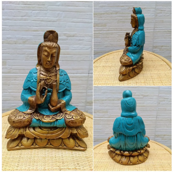Estatuilla Kwan Yin Traida Indonesia 30 Cm Apto Exterior