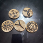 Wicca, Runas De Las Brujas, Gitanas, Cerámica Artesanal