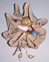 Bolsa Cuero Cabritilla P/ Runas Talismanes Gemas 24cm Nude
