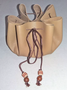 Bolsa 100% Cuero Para Runas Talismanes Gemas (26cm) Marron