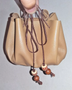 Bolsa 100% Cuero Para Runas Talismanes Gemas (26cm) Marron