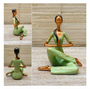 Set 3 X Figuras Yoga Resina 3 Posiciones