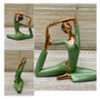 Set 3 X Figuras Yoga Resina 3 Posiciones
