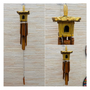 Llamador Angeles Importado Indonesia Paja-bamboo Sonido Zen