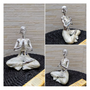 Estatuilla Dama Yoga En Posiciones Decoracion Oriente Resina