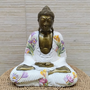 Estatua Buda Resina 40 Cm Alto Pintado Artesanal Indonesia