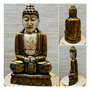 Buda 50 Cm Madera Teca Importado Indonesia Tallado Artesanal