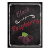 Island Mist Black Raspberry Wine Bottle Label