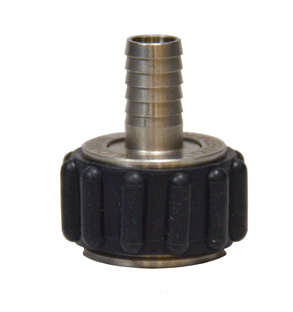 Blichmann QuickConnector 1/2" NPT x 3/8" Straight Barb