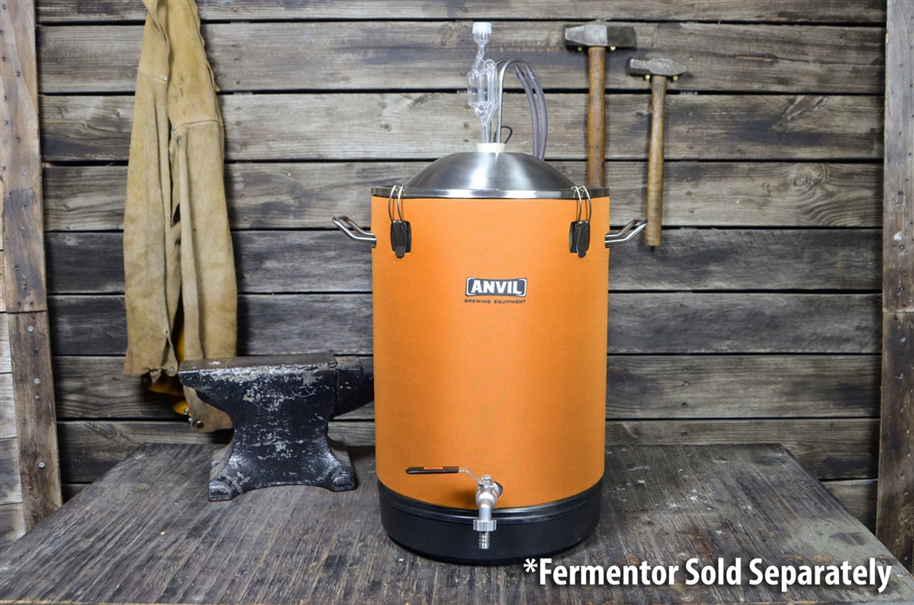 Anvil Brewing Cooling System mounted on 7.5 Gallon Bucket Fermenter