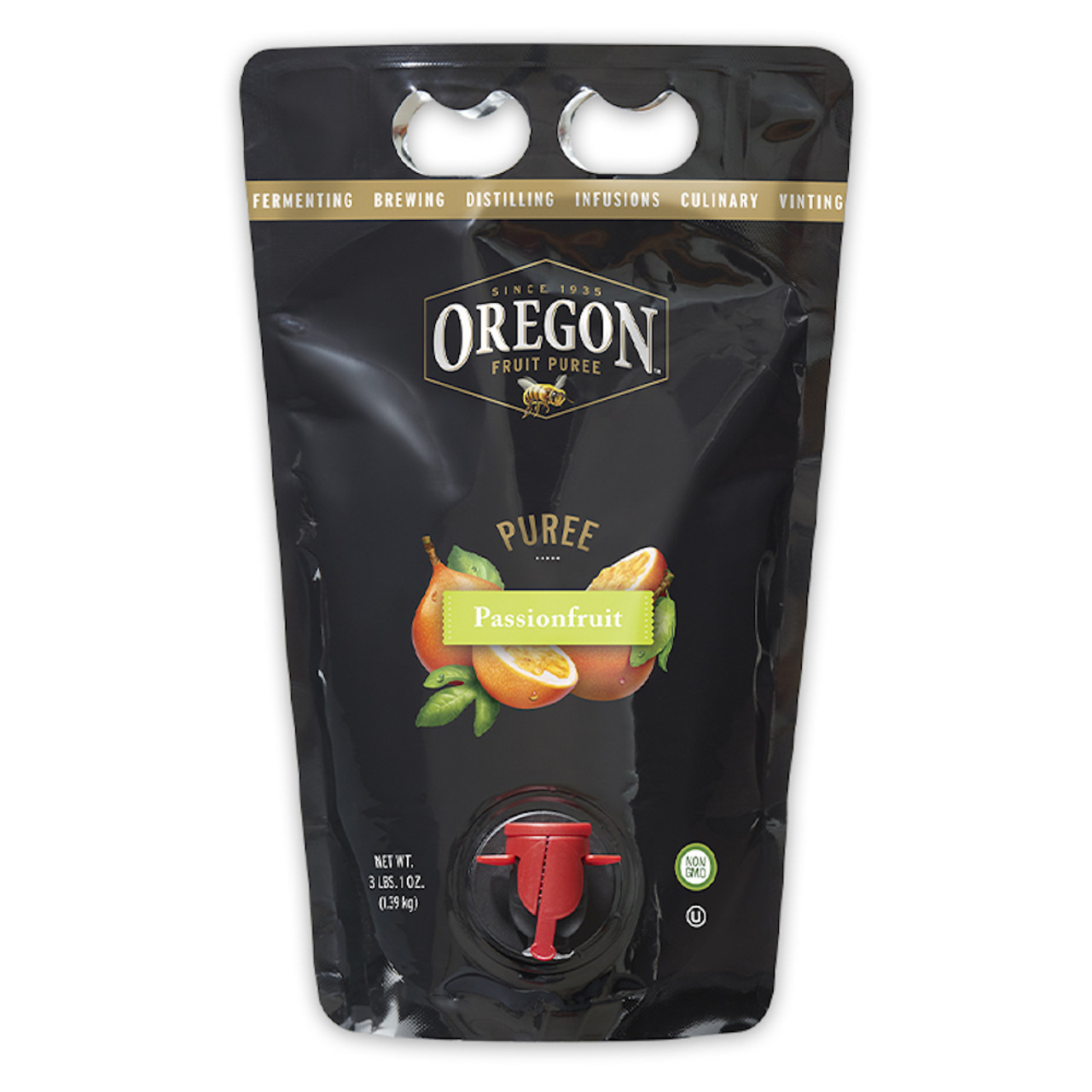 Oregon Fruit Passionfruit Puree 49 oz pouch