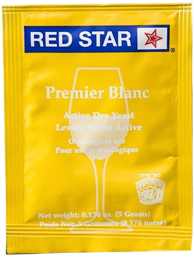 Red Star Premier Blanc Wine Yeast - 500g Brick For Cider Champagne Moonshine