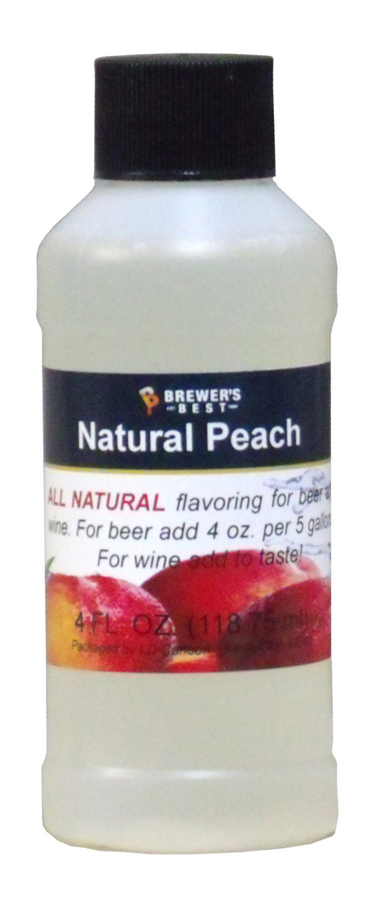 Natural Flavoring Peach 4 oz Bottle
